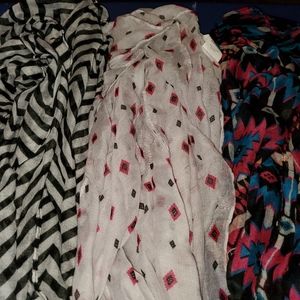 3 piece infinity scarf set